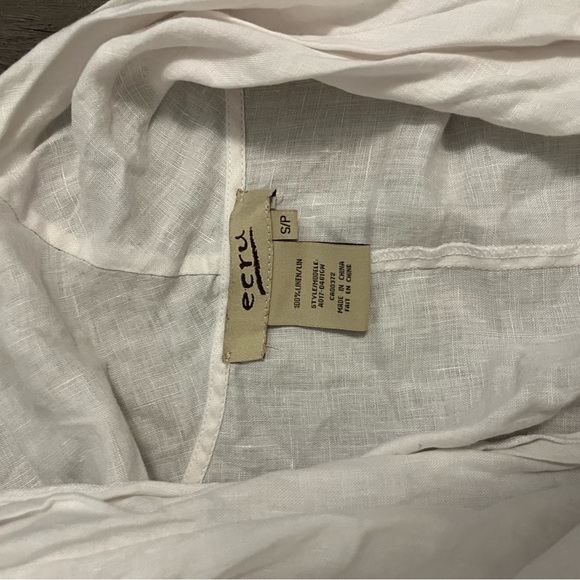 Blouse or beach cover up 100% linen - Picture 5 of 5